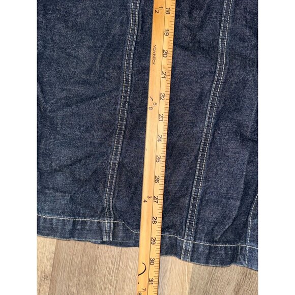 Rocawear Denim Short Sleeve Shirt 2XL Dark Wash Button-Up - Picture 7 of 8